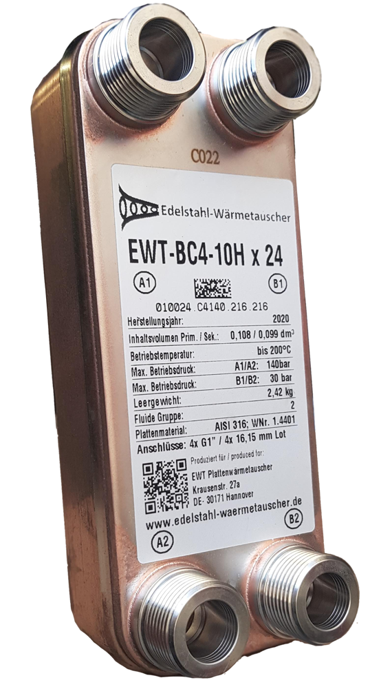  Plattenwärmetauscher bis 140 bar CO2 Anwendungen