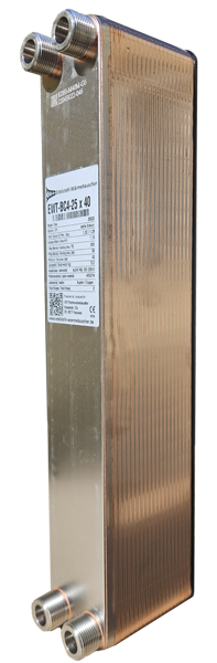 Plattenwärmetauscher Ersatz für Swep B25 IC25, AW FriwaMini, Remko Frischwasserstation EFS 25